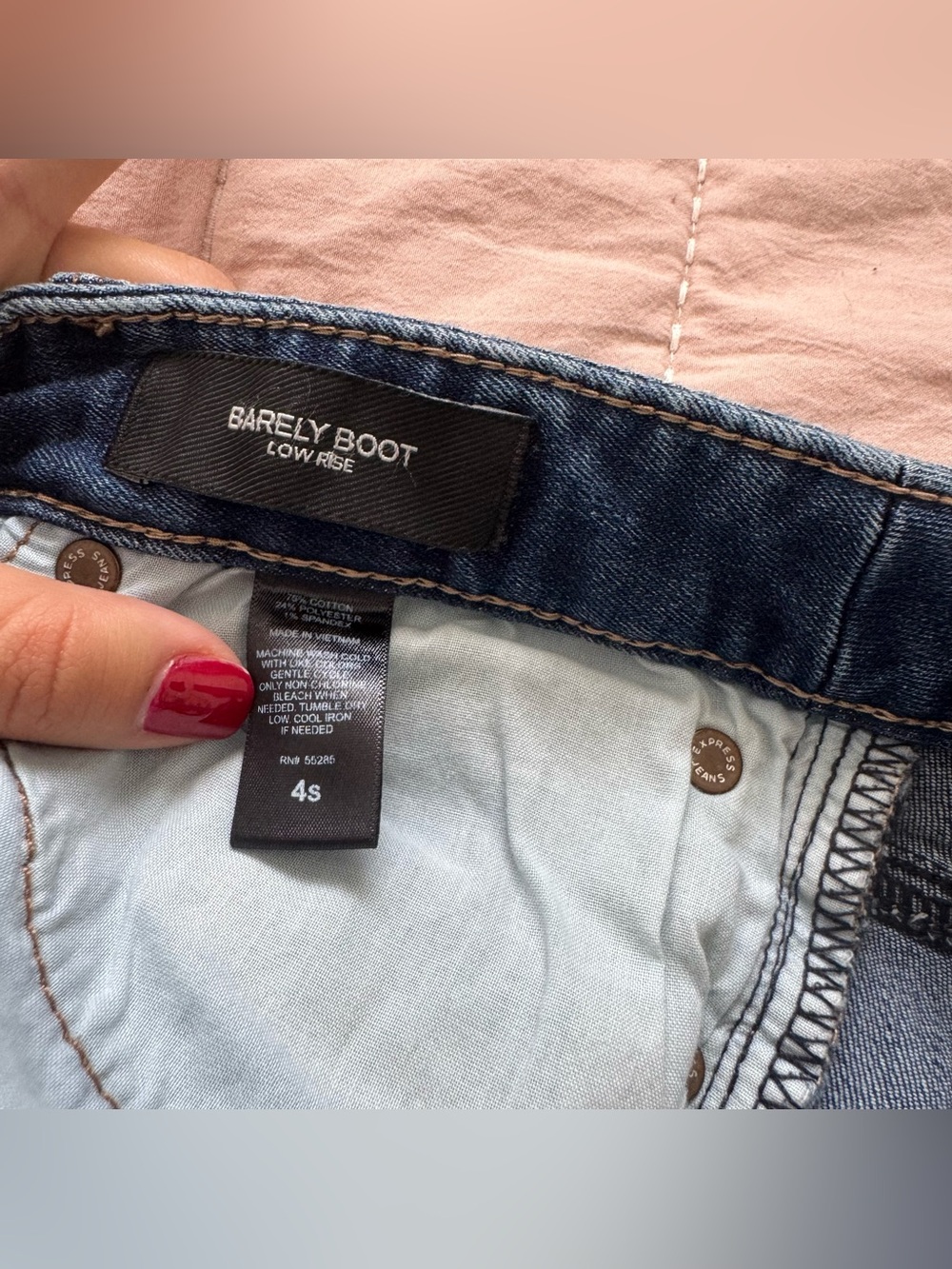 Express Low Rise Bootcut Jeans - Picture 8 of 8